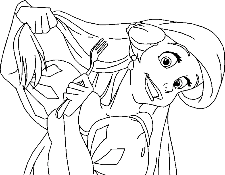Ariel Para Colorear 8