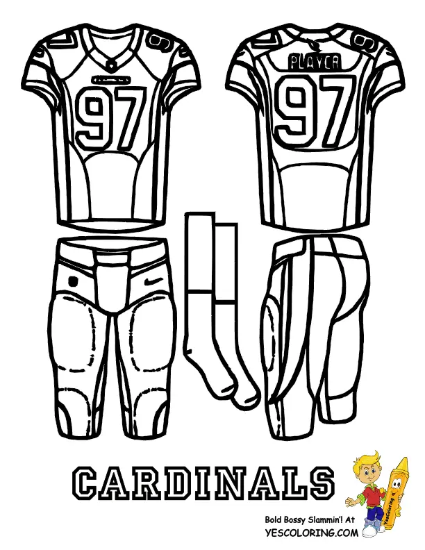 Arizona Cardinals Coloring Pages 9