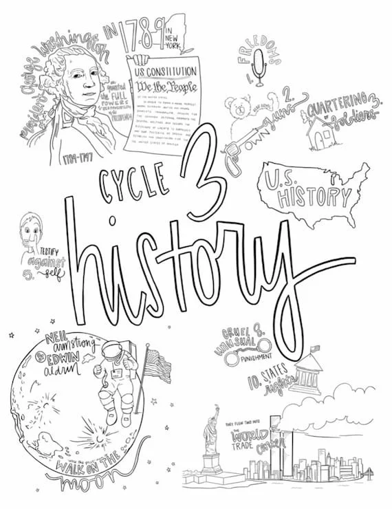 Historia Del Arte Para Colorear 14