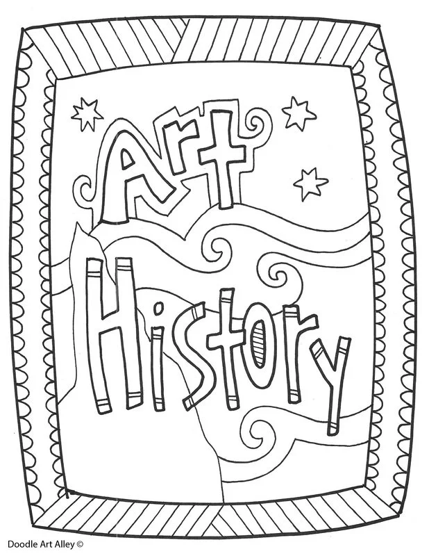 Historia Del Arte Para Colorear 5