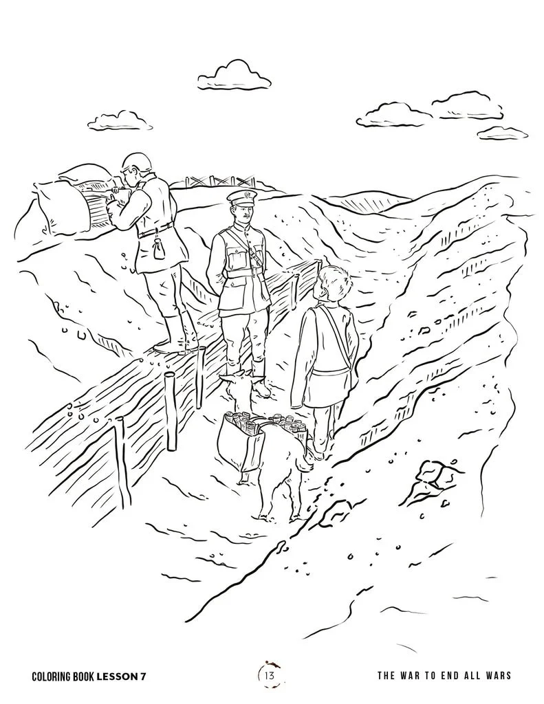 Historia Del Arte Para Colorear 8