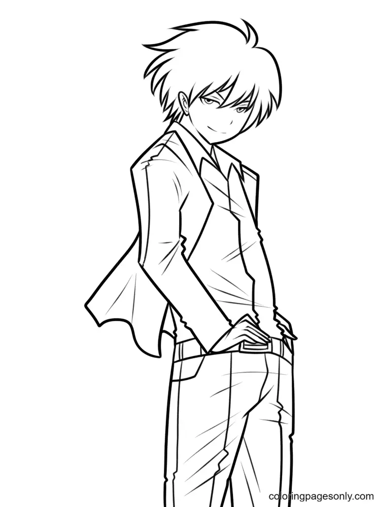 Assassination Classroom Para Colorear 19