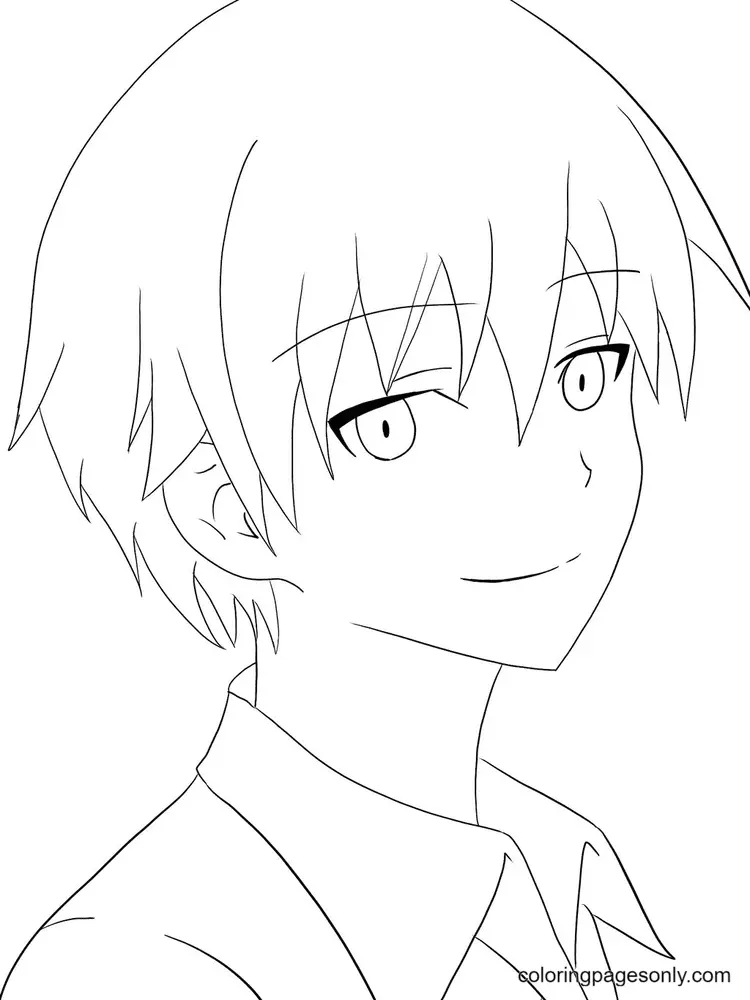 Assassination Classroom Para Colorear 2