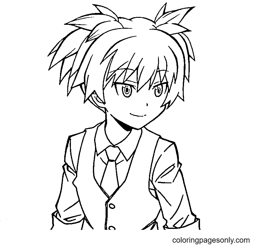 Assassination Classroom Para Colorear 37