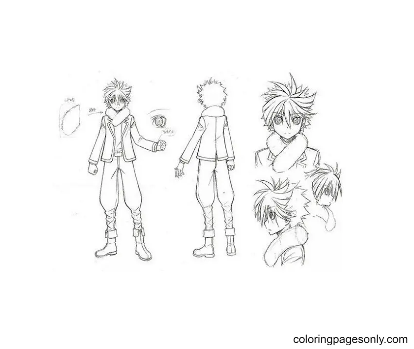 Assassination Classroom Para Colorear 38