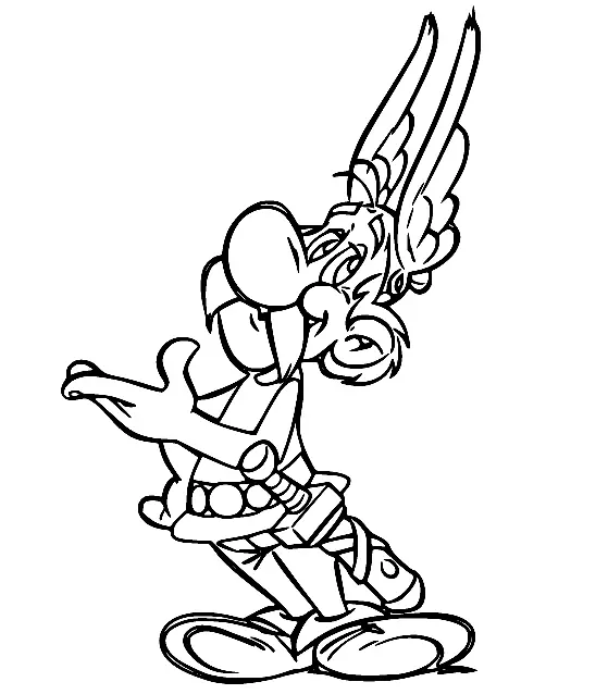 Asterix Coloring Pages 10