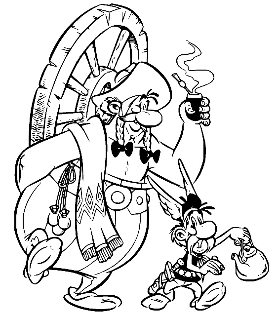 Asterix Coloring Pages 20
