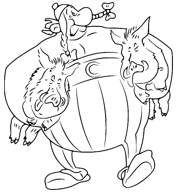 Asterix Coloring Pages 28