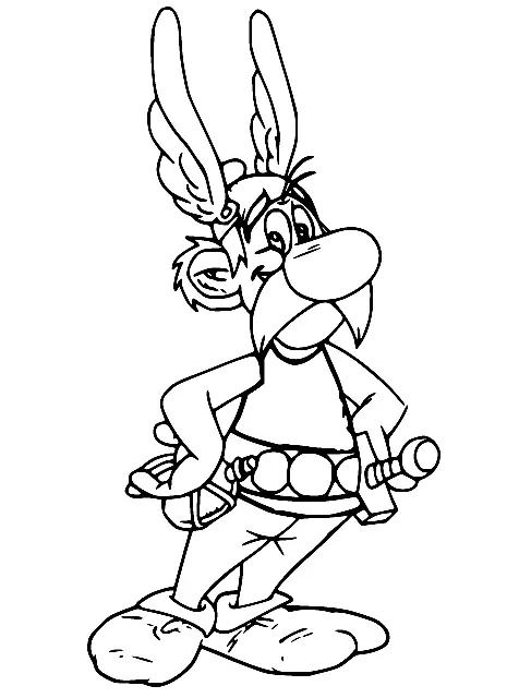 Asterix Coloring Pages 3