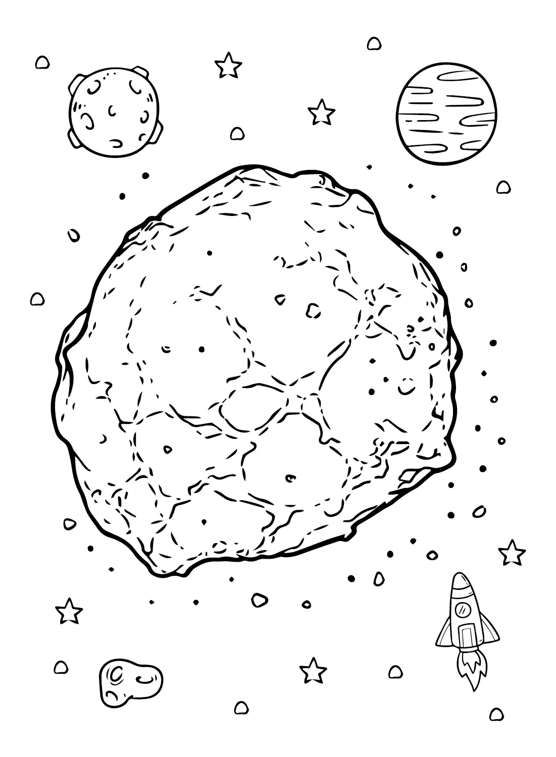 Asteroid Ausmalbilder 10