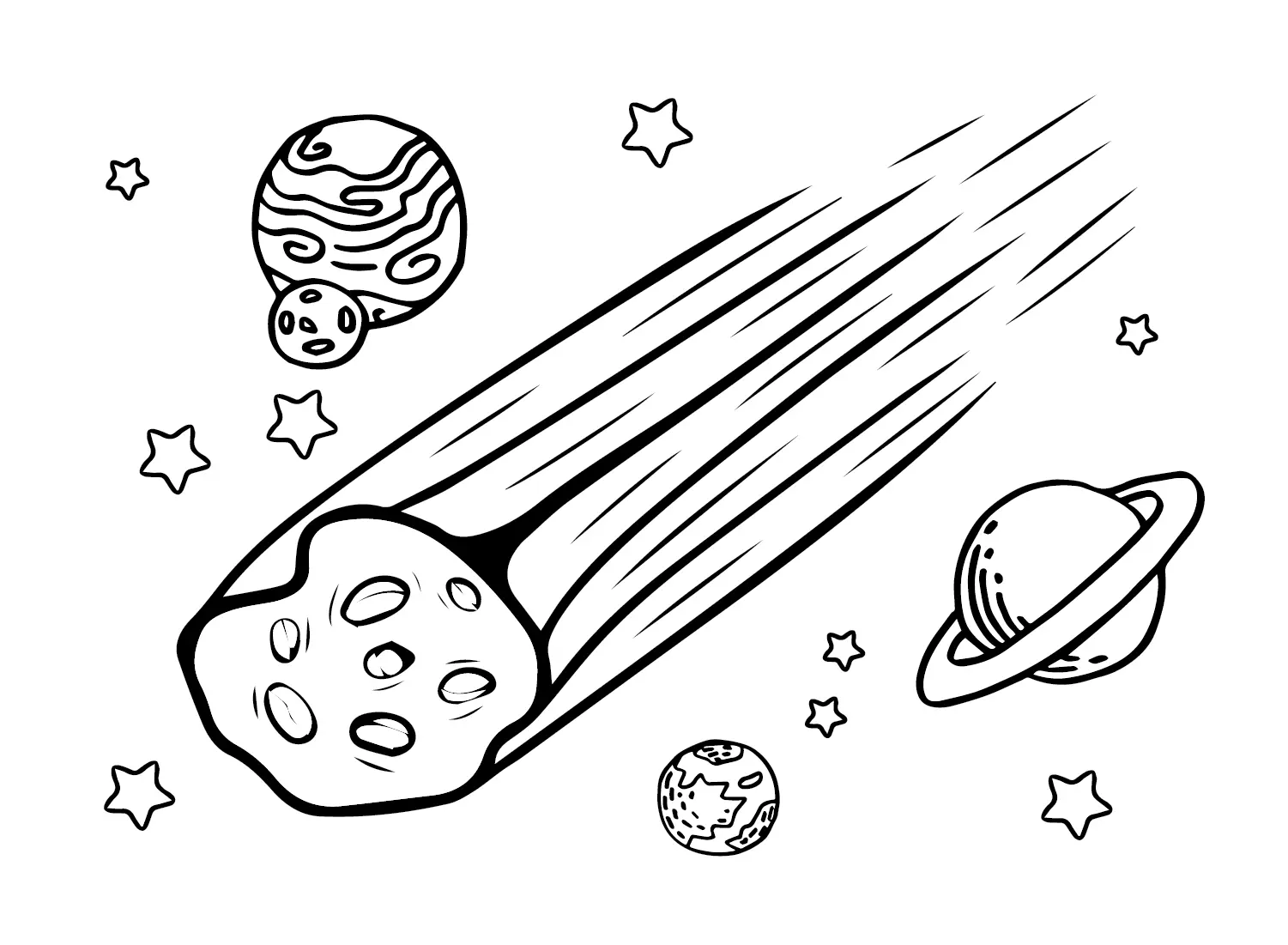 Asteroid Ausmalbilder 12