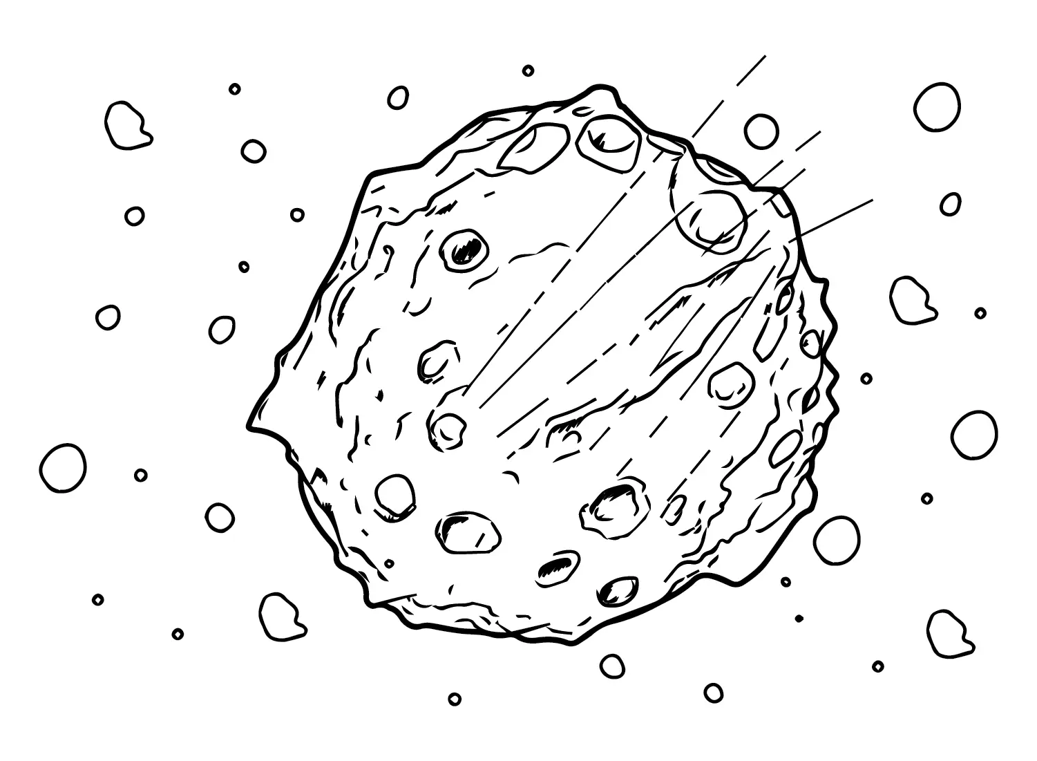 Asteroid Ausmalbilder 14