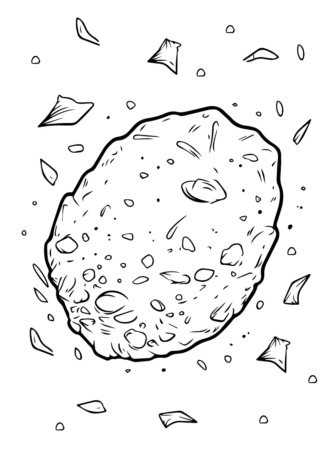 Asteroid Ausmalbilder 7
