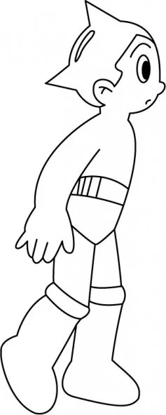 Astro Boy Para Colorear 40