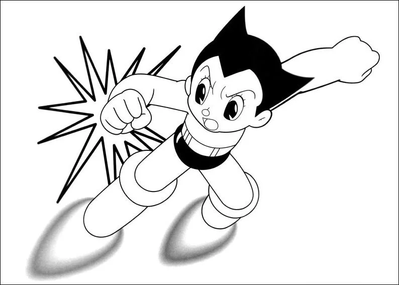 Astro Boy Para Colorear 45