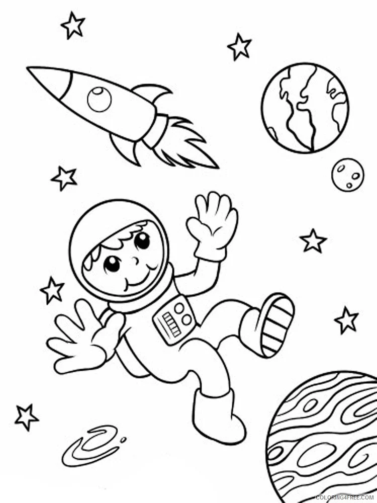 Astronaut Coloring Pages 20