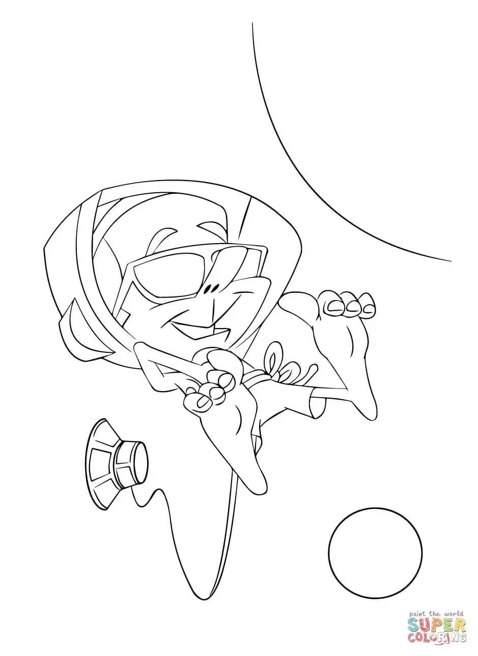 Astronautas Para Colorir 15
