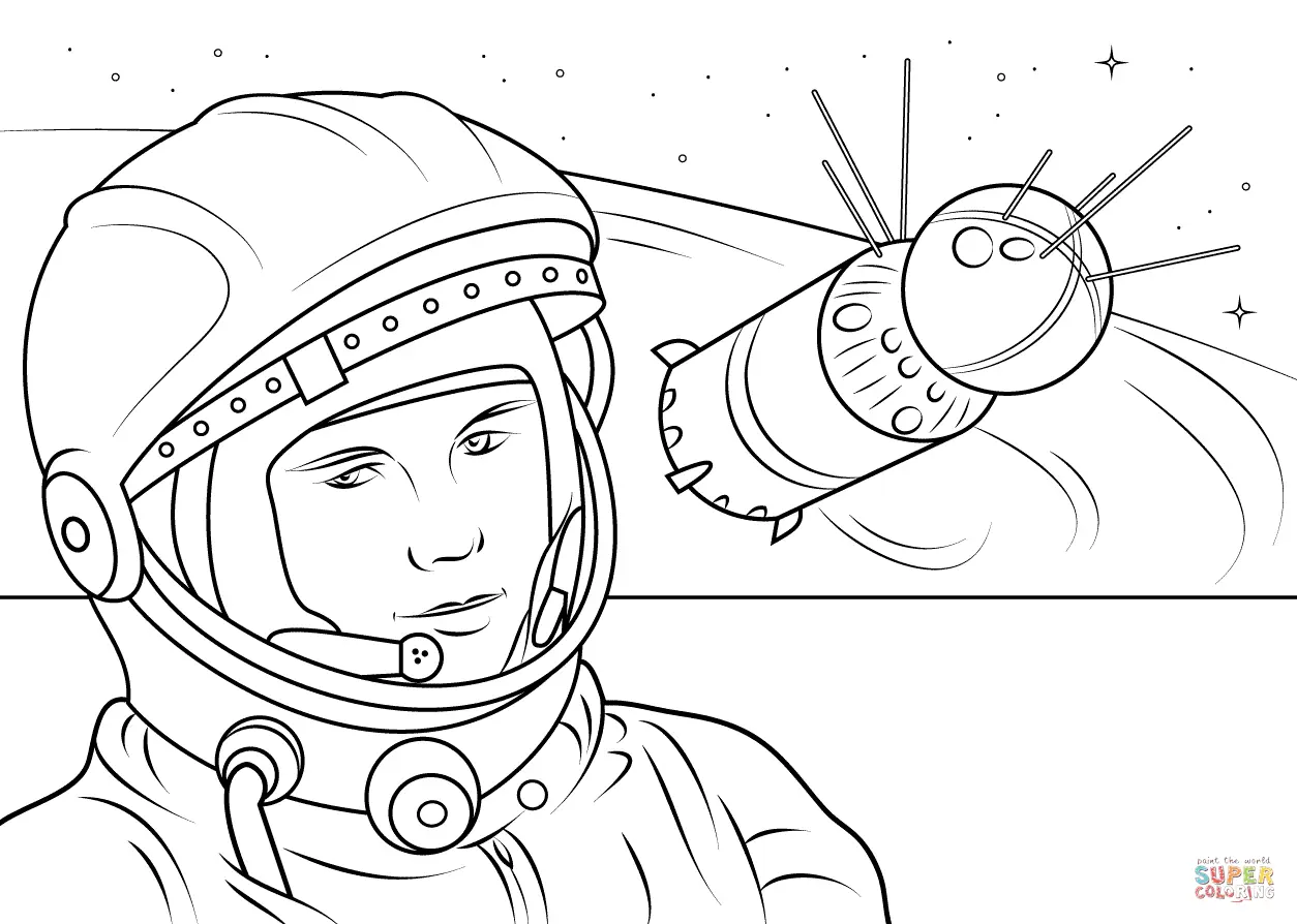 Astronautas Para Colorir 21