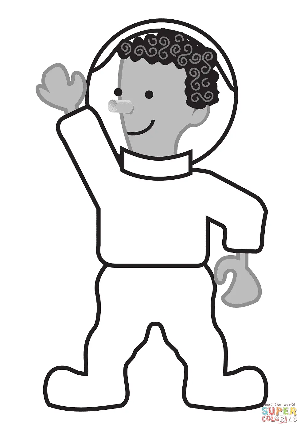 Astronautas Para Colorir 25