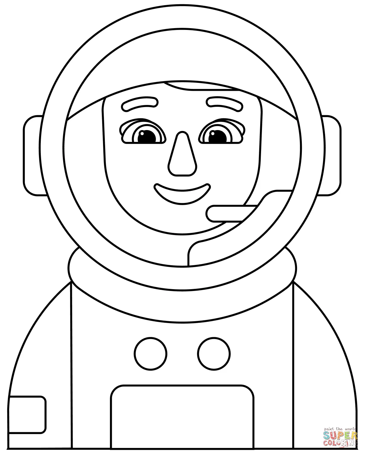 Astronautas Para Colorir 35