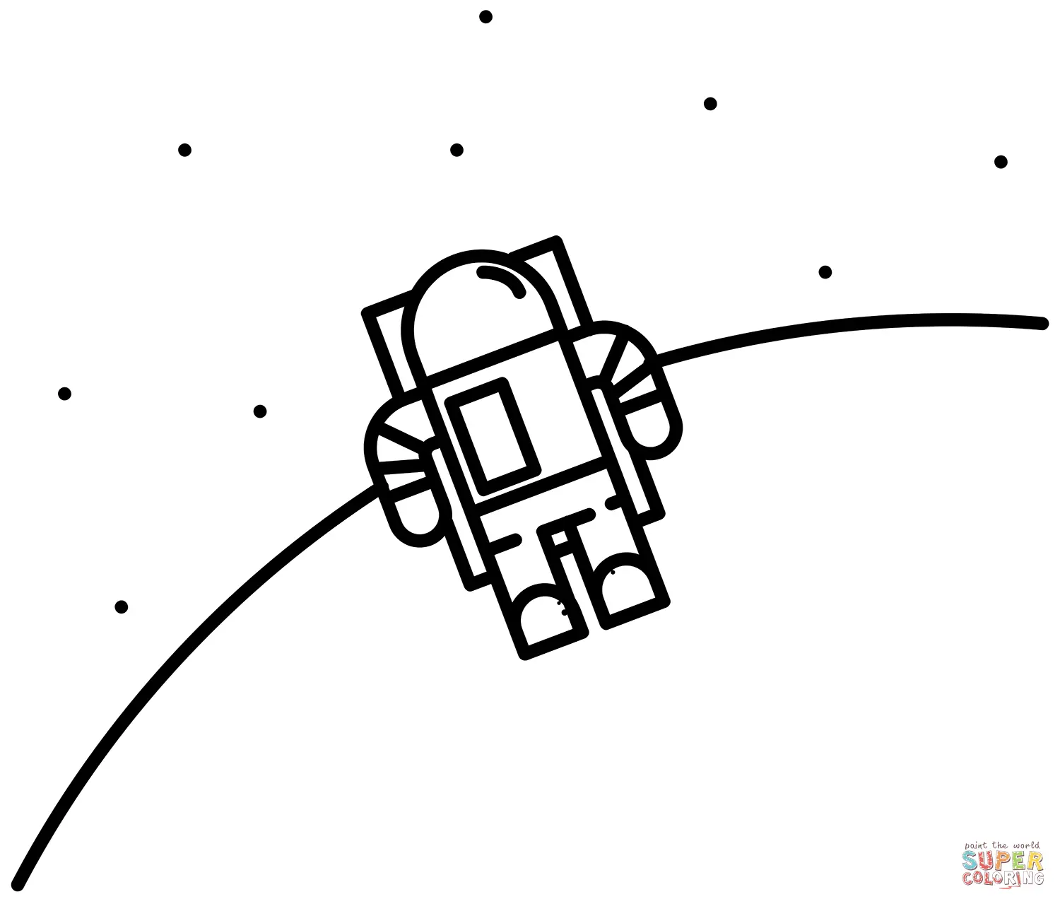 Astronautas Para Colorir 37