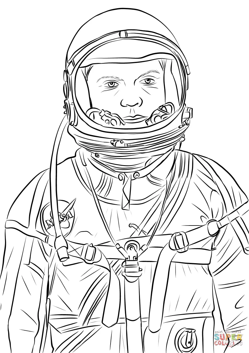 Astronautas Para Colorir 6
