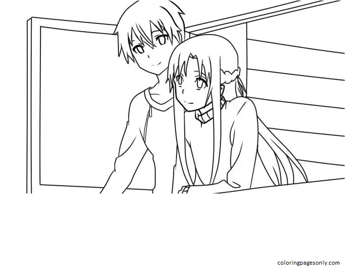 Asuna Coloring Pages 14
