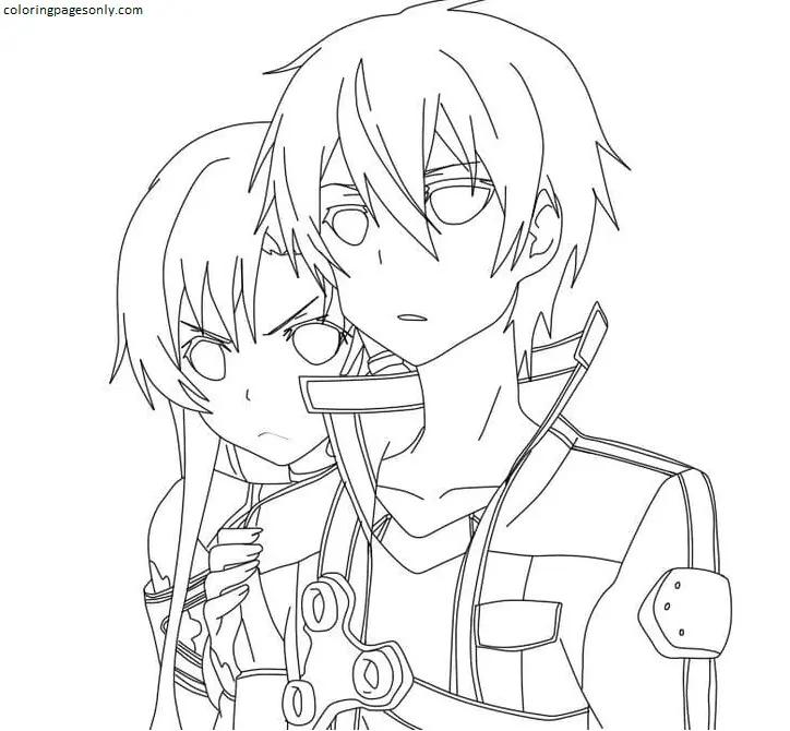 Asuna Coloring Pages 18