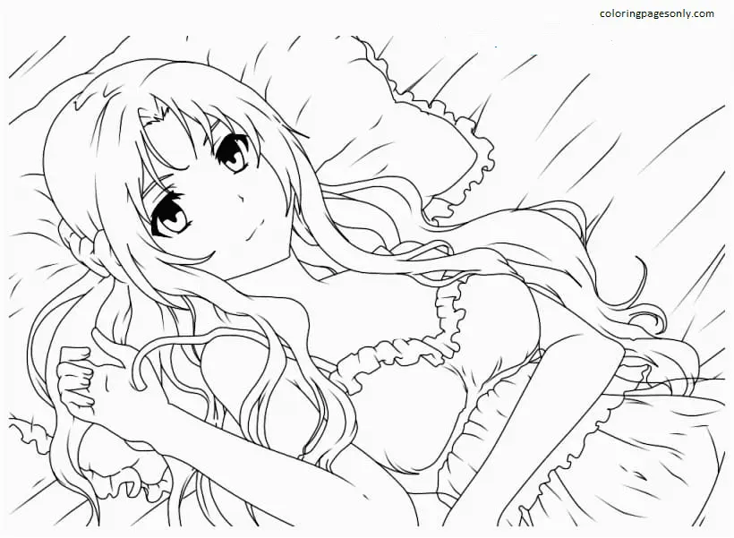Asuna Coloring Pages 23