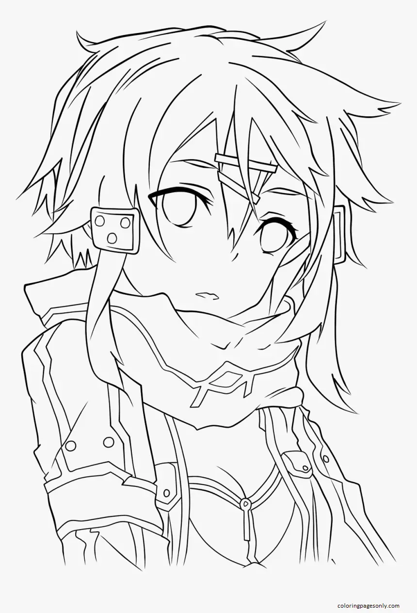 Asuna Coloring Pages 26
