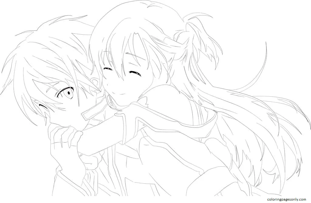 Asuna Coloring Pages 30