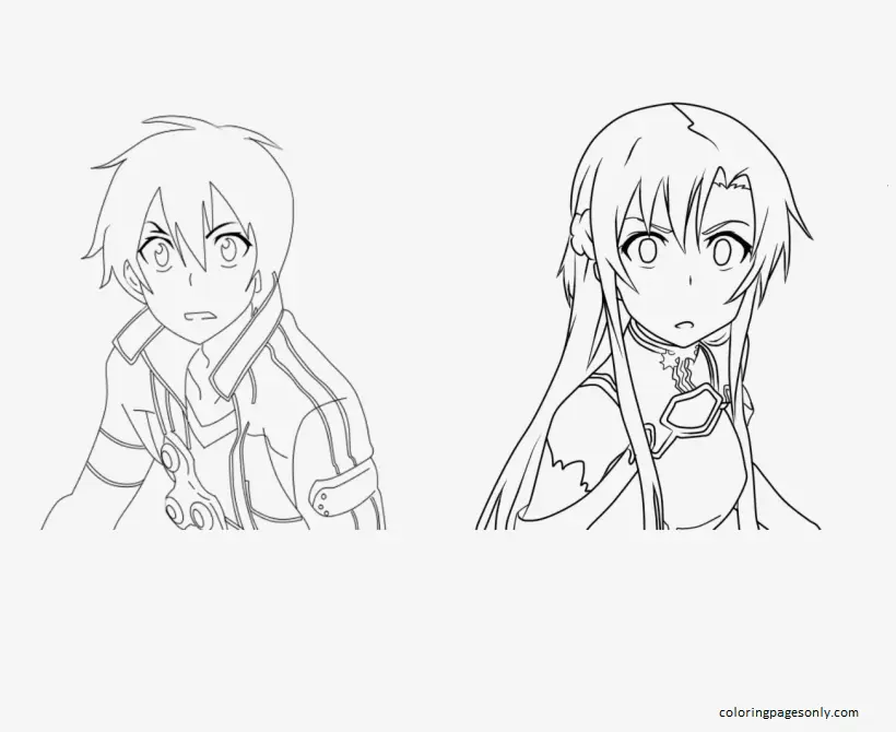 Asuna Coloring Pages 37