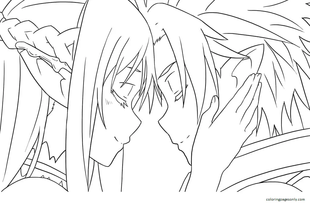 Asuna Coloring Pages 7