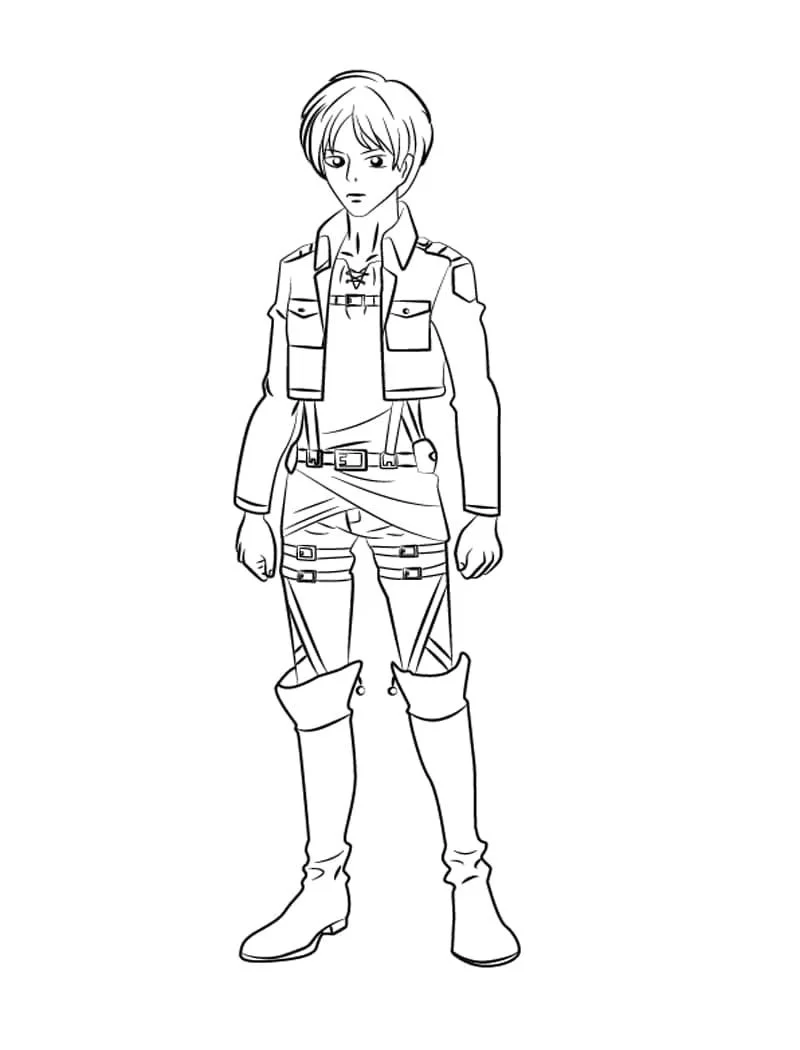 Attack On Titan AOT Ausmalbilder 47