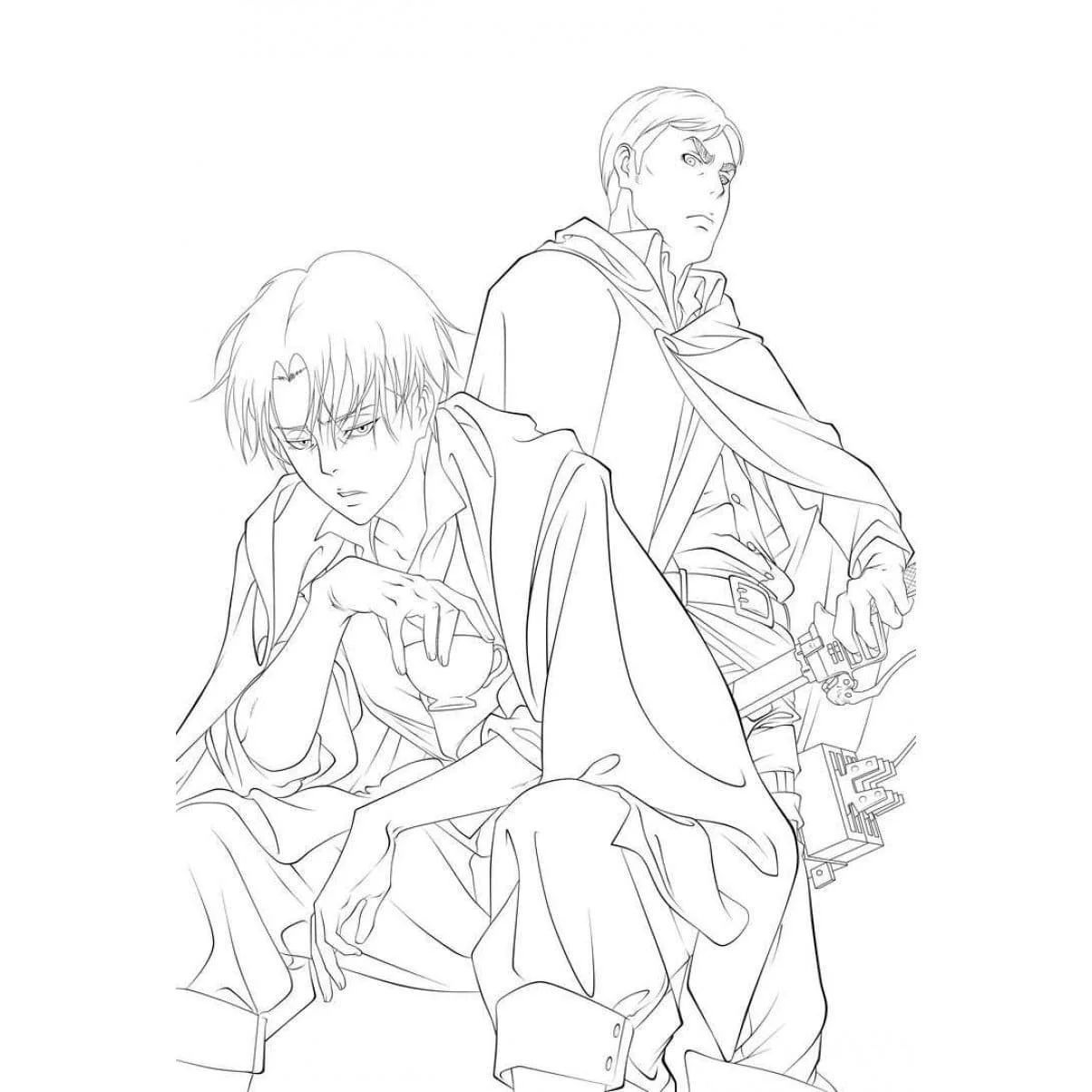 Attack On Titan AOT Ausmalbilder 57