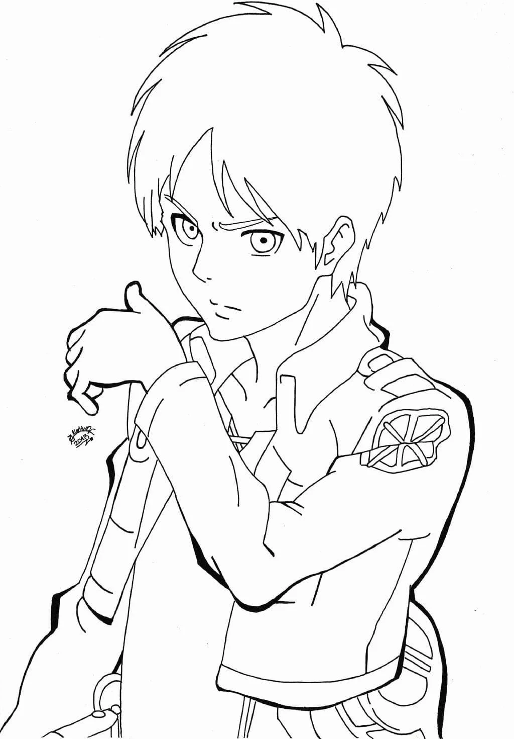 Attack On Titan AOT Ausmalbilder 59