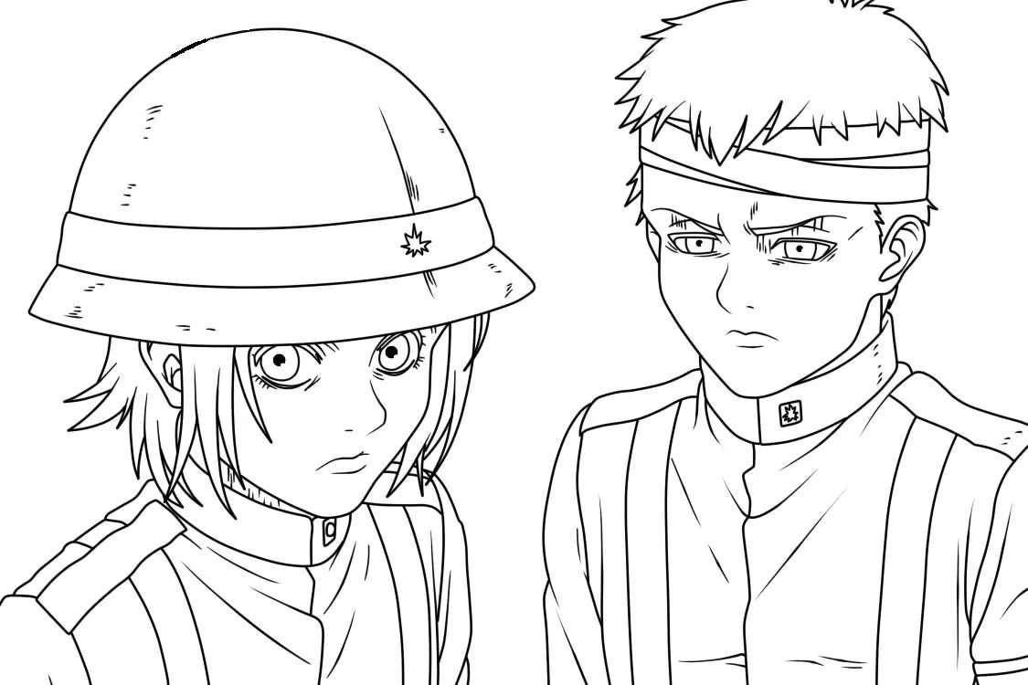 Attack On Titan AOT Ausmalbilder 5