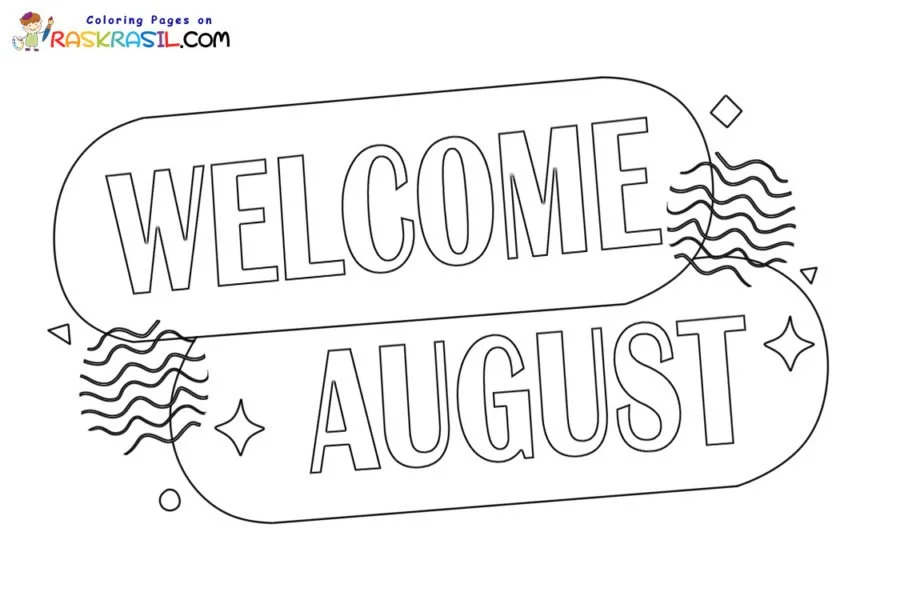 Agosto Para Colorear 29