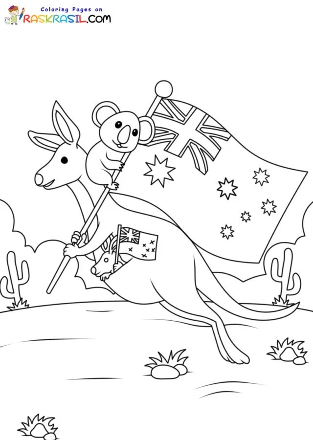 Australia Coloring Pages 3