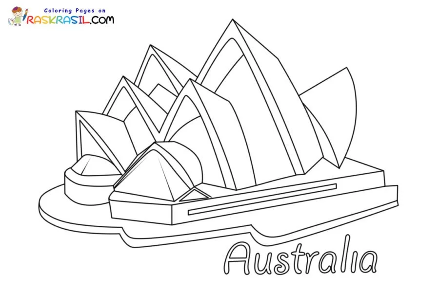 Australia Coloring Pages 4