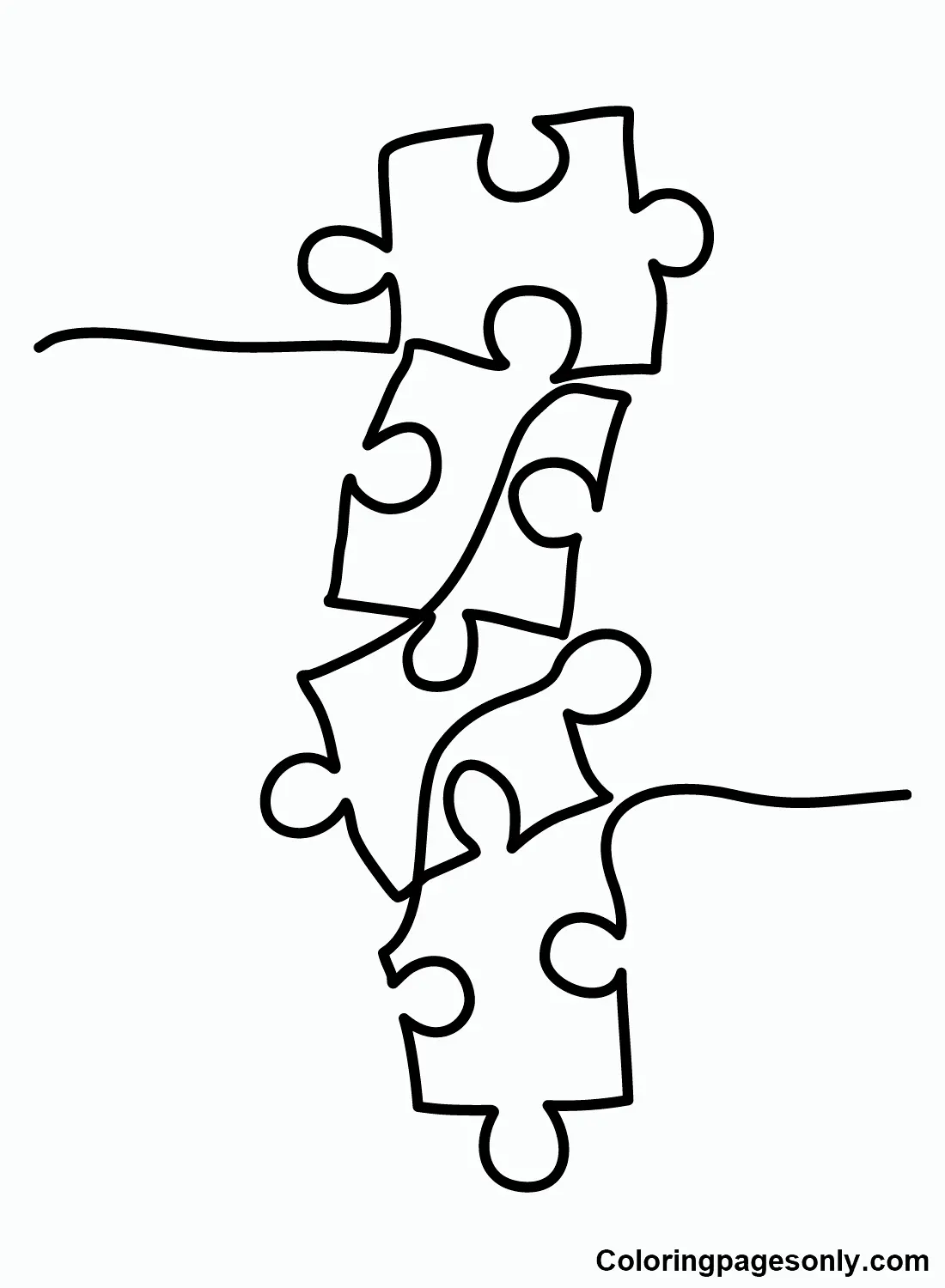 Desenhos de Paginas de Conscientizacao Sobre O Autismo Para Colorir 58