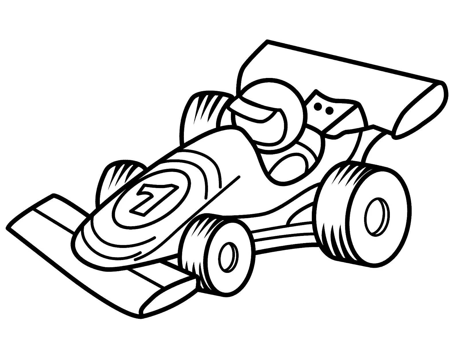 Autosport Para Colorear 5