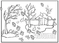 Autumn Leaves Coloring Pages 1