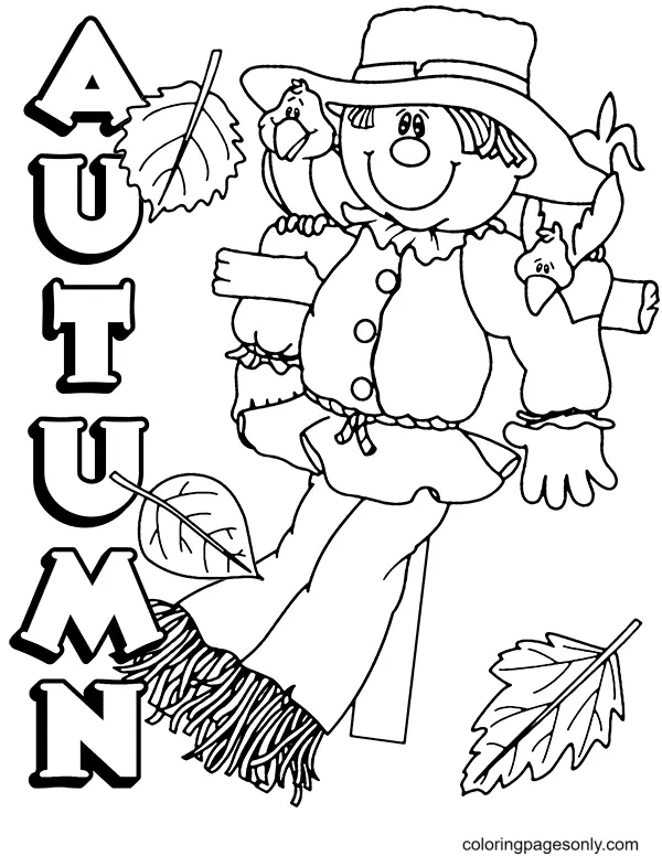 Autumn Leaves Coloring Pages 15