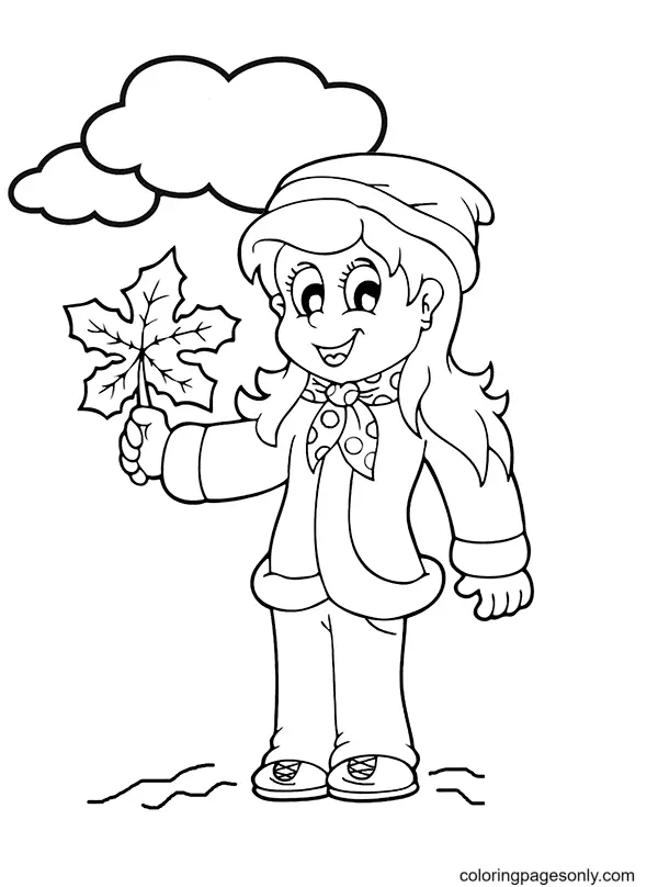 Autumn Leaves Coloring Pages 27