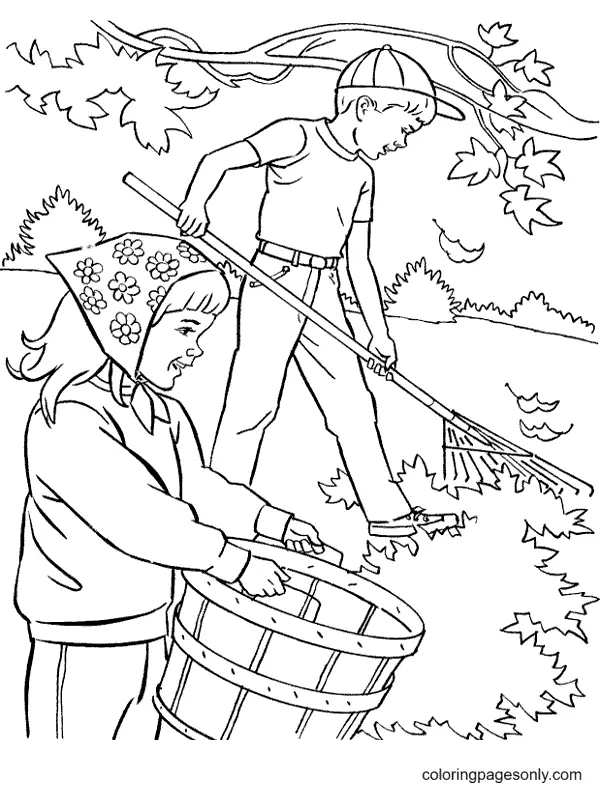 Autumn Leaves Coloring Pages 28
