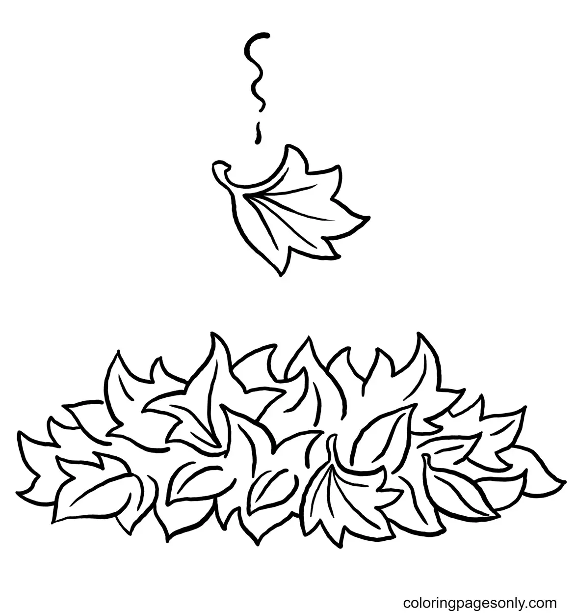 Autumn Leaves Coloring Pages 35