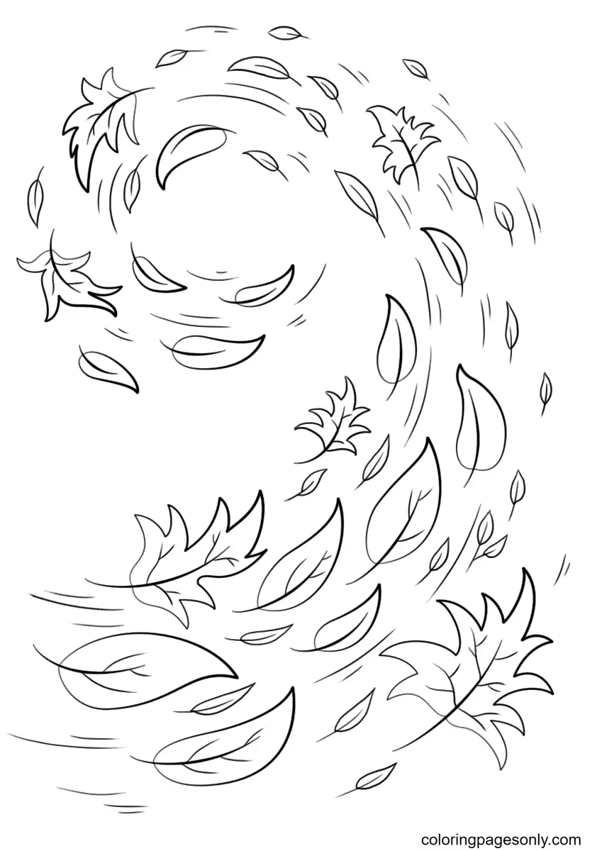 Autumn Leaves Coloring Pages 53