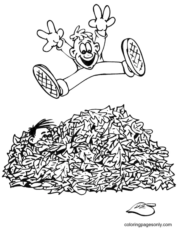 Autumn Leaves Coloring Pages 60