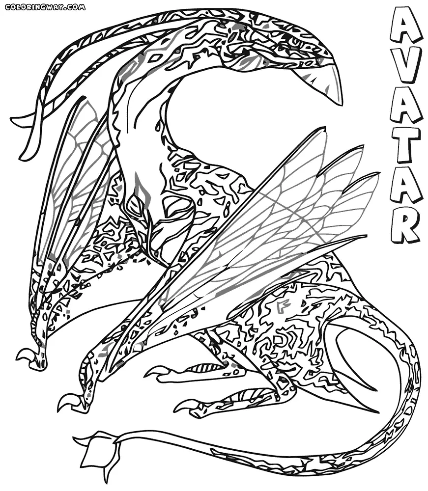 Avatar 2 The Way of Water Coloring Pages 1